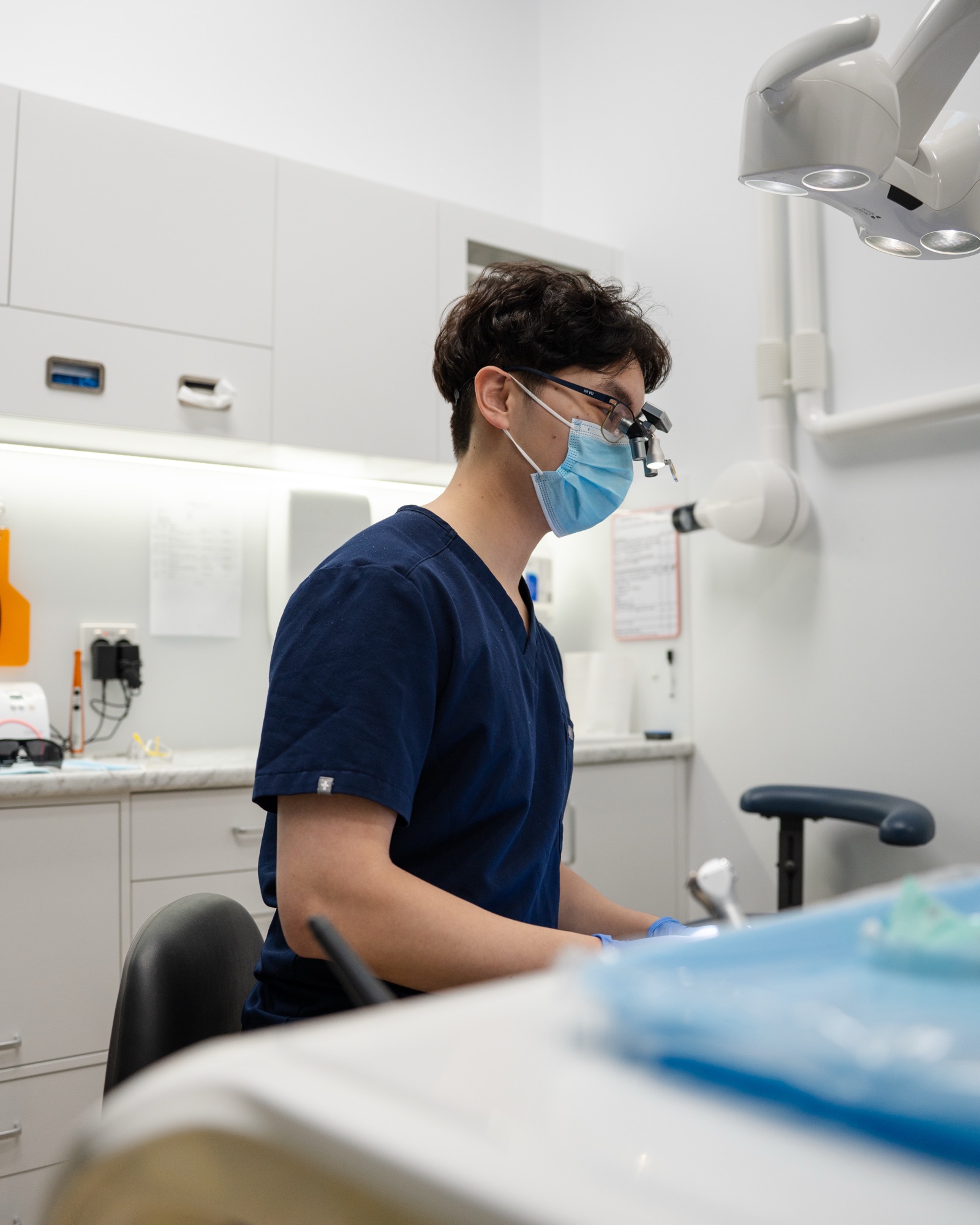 Team treating patient