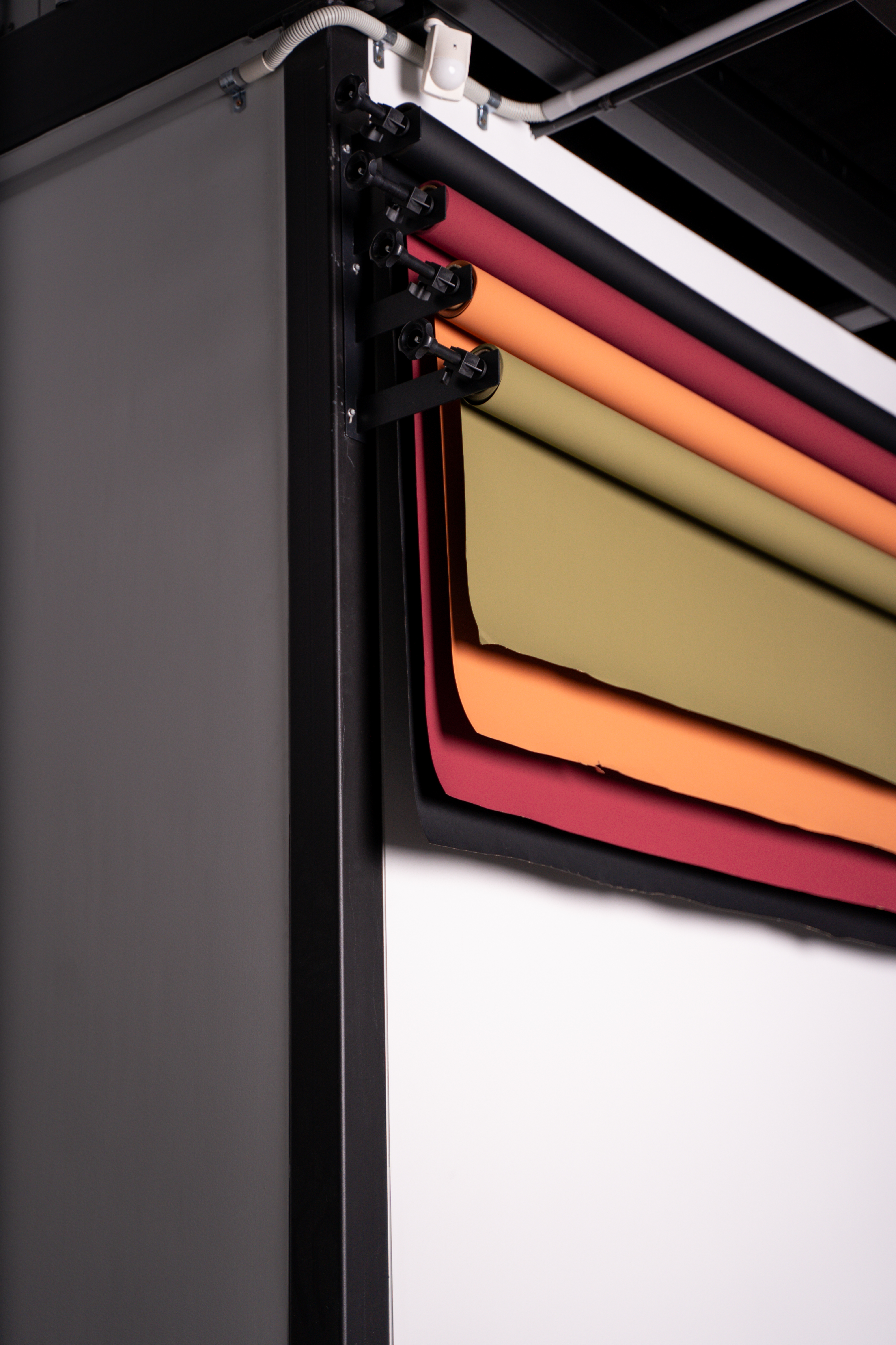 Coloured paper backdrops